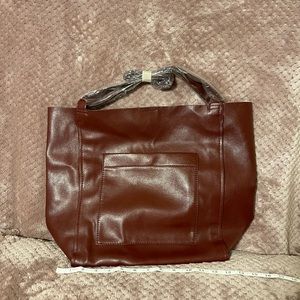 NWOT Brick Red Tote